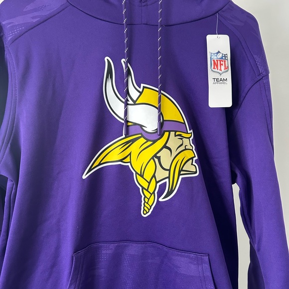 NFL team apparel Minnesota Vikings hoodie size large - Picture 2 of 6